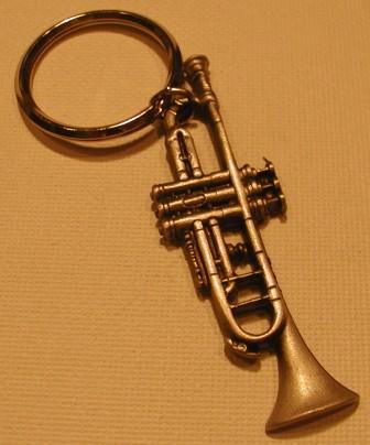 Trumpet Key Chain